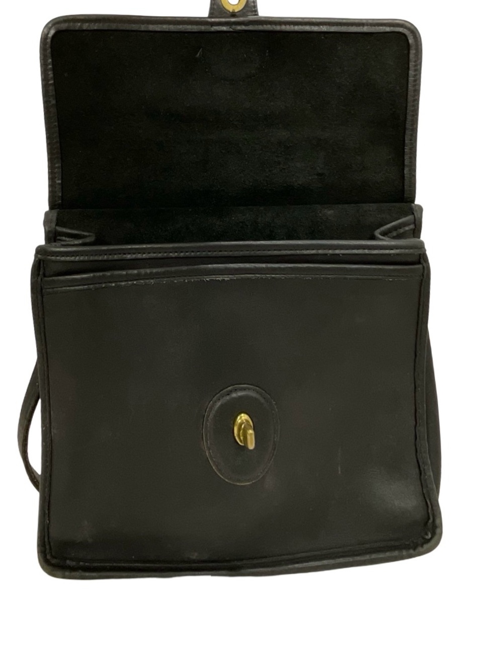 Vintage  Coach Black Willis Satchel Crossbody Bag 1990’s - Picture 12 of 16
